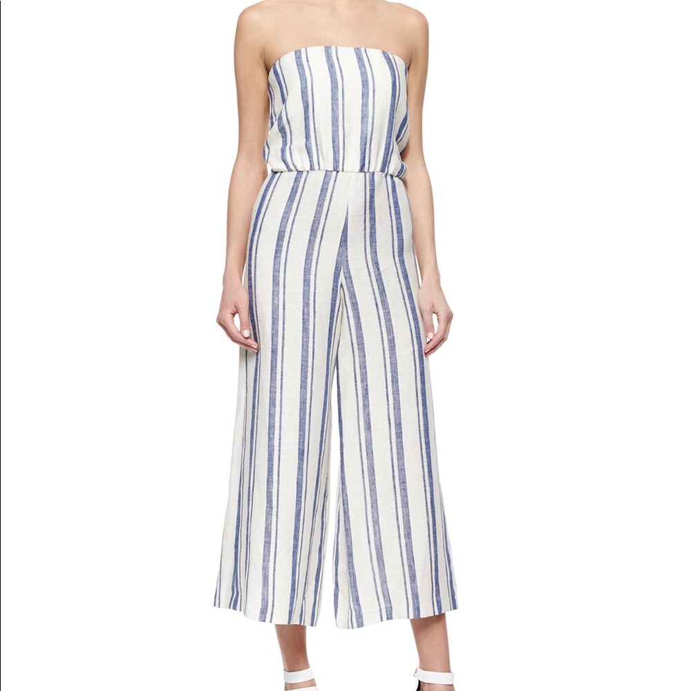 Alice + Olivia lucie striped jumpsuit